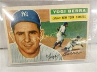 1956 YOGI BERRA #110 NY YANKEES CARD