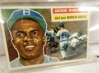 1956 JACKIE ROBINSON #30 BASEBALL CARD