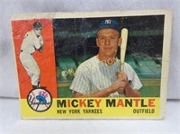 MICKEY MANTLE #350 NY YANKEES BASEBALL CARD