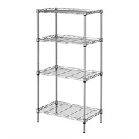 SINGAYE 4 Tier Adjustable Storage Shelf Metal