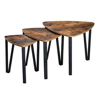 Industrial Nesting Coffee Table, Set of 3
