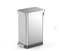 styleWell Stainless steel trash can