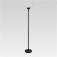 Torch Floor Lamp Black Includes Energy Efficient
