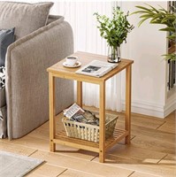 Bamboo side table