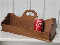 Handmade Chippendale style  knife carrier tray