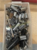 Lot of sockets and extensions all different sizes
