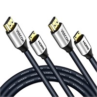 VEECOH Mini HDMI to HDMI Cable,3.3FT 2pack