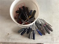 Various screw drivers, nut drivers
