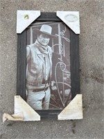 John Wayne framed print