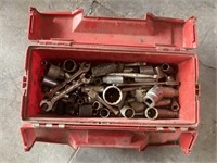 Various sockets and wrenches