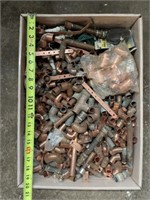 Miscellaneous copper fittings and parts