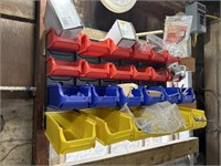 Hardware tote organizer with contents
