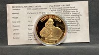 2015 Pope Francis Commemorative Coin