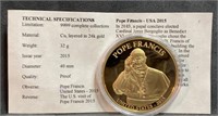 2015 Pope Francis Commemorative Coin