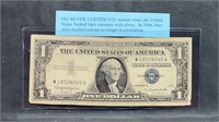 1957B Silver Certificate $1 Bill