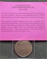 1972 Eisenhower $1 coin