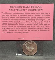 2005 S Kennedy Proof Half Dollar