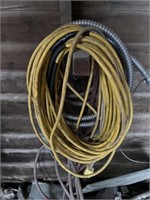 Extension cord and hose