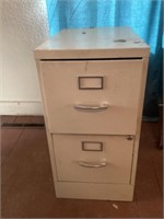 2 drawer metal file cabinet- lightweight