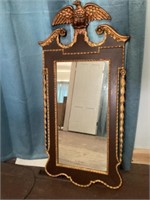 Federal Gilt Carved  Mahogany Mirror