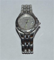 Vintage Gray Fossil Watch 100 Meters PR-5197