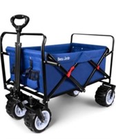BEAU JARDIN Folding Wagon Cart 300 Pound Capacity