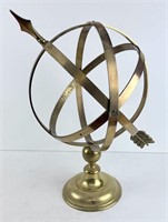 Vintage Brass Armillary Sundial Sphere