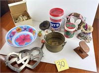 Clean Up Lot/ Brass Dish Etc