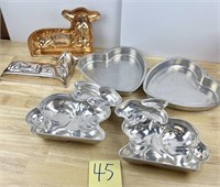 Lot of Baking Pans/ Molds