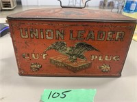 Union Leader Cut Plug Tobacco / Tin