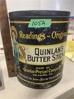 Quinlans Butter Sticks 6lb Tin
