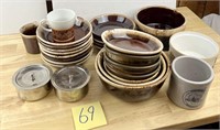 Lot of Stoneware and Extras