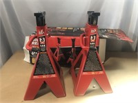 TWO TORIN BIG RED 3 TON SUV JACK STANDS