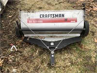 CRAFTSMAN 38 HIGH PERFORMANCE LAWN SWEEPER MISSING