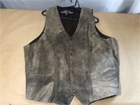 LEATHER GALLEY 48 LEATHER VEST