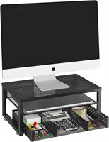 2 Tier Metal Monitor Stand