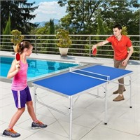 $156.99 Folding 60'' Portable Ping Pong Table