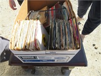 Box of Various Records