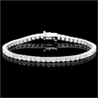 18k White Gold 7.50ct Diamond Bracelet