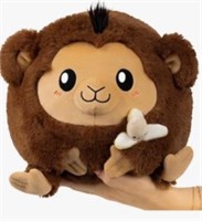 Mini Squishable Monkey 9" Plush w/ banana Brown