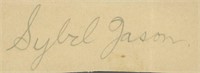 Sybil Jason signature