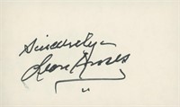 Leon Ames signature cut