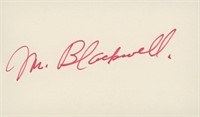 Mr. Blackwell signature cut