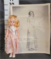 1964-65 Miss USA Doll w/Photo