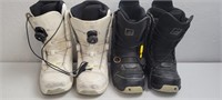 (2) Pairs Snowboarding Boots