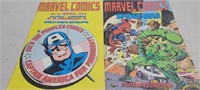 (2) Marvel Comics Captain America & Spider-Man