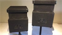 Set of 2 Dawn Pedestal Speakers adjustable Height