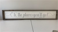 Dr. Seuss Oh The Places You Will Go Wall Art