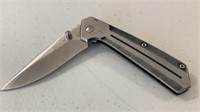Buck 242 Frame Lock Knife Stainless