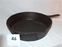 EARLY 13" CAST PAN W/ SMOKE RING POSSIBLY ERIE
